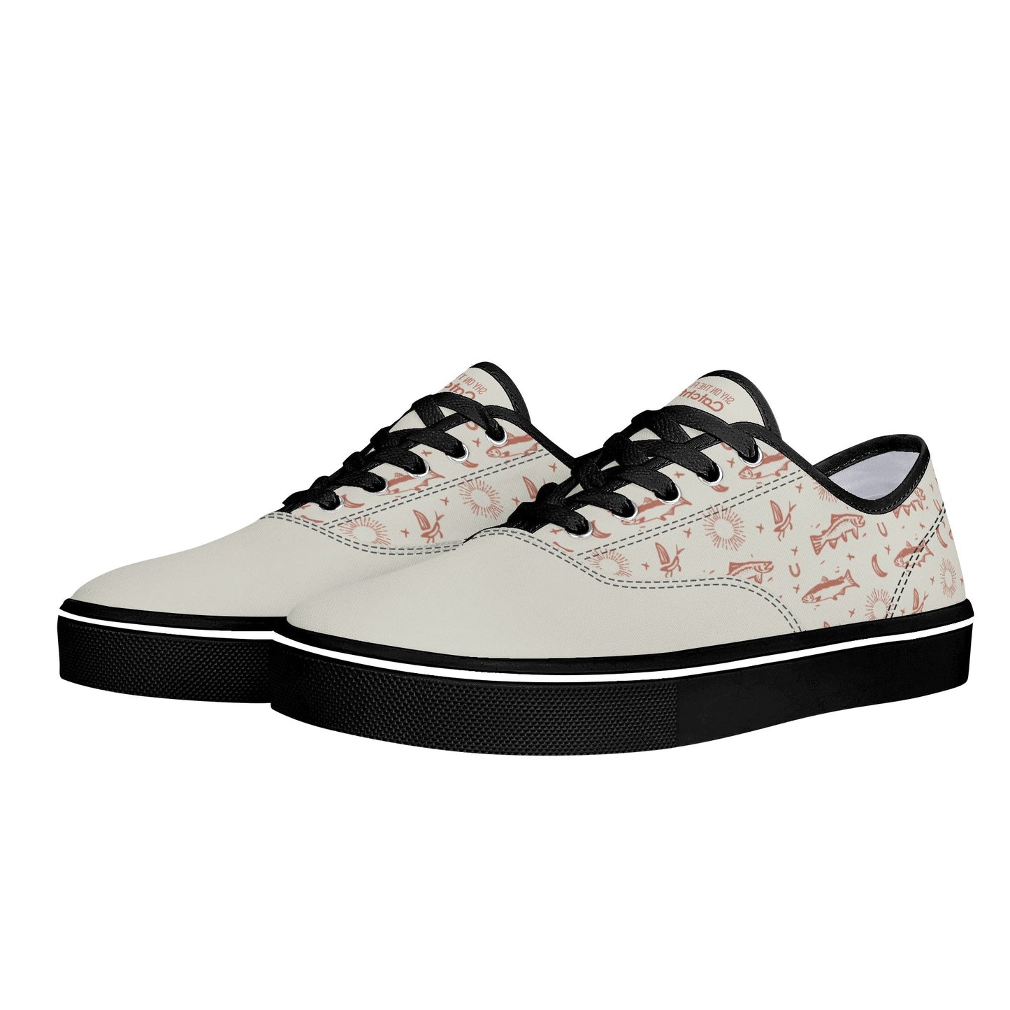 (QUICK SHIP) Womens Shyanne Orvis + Catchflo Untamed Canvas Boat Shoe