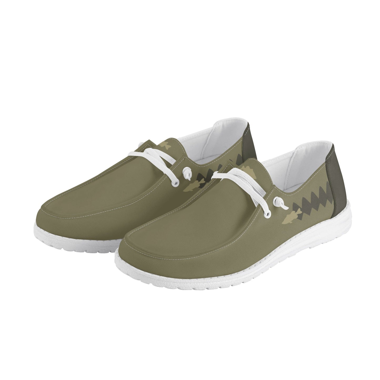 (QUICK SHIP) Mens Largetown Smooth Loaf Canvas Slip-On Shoe