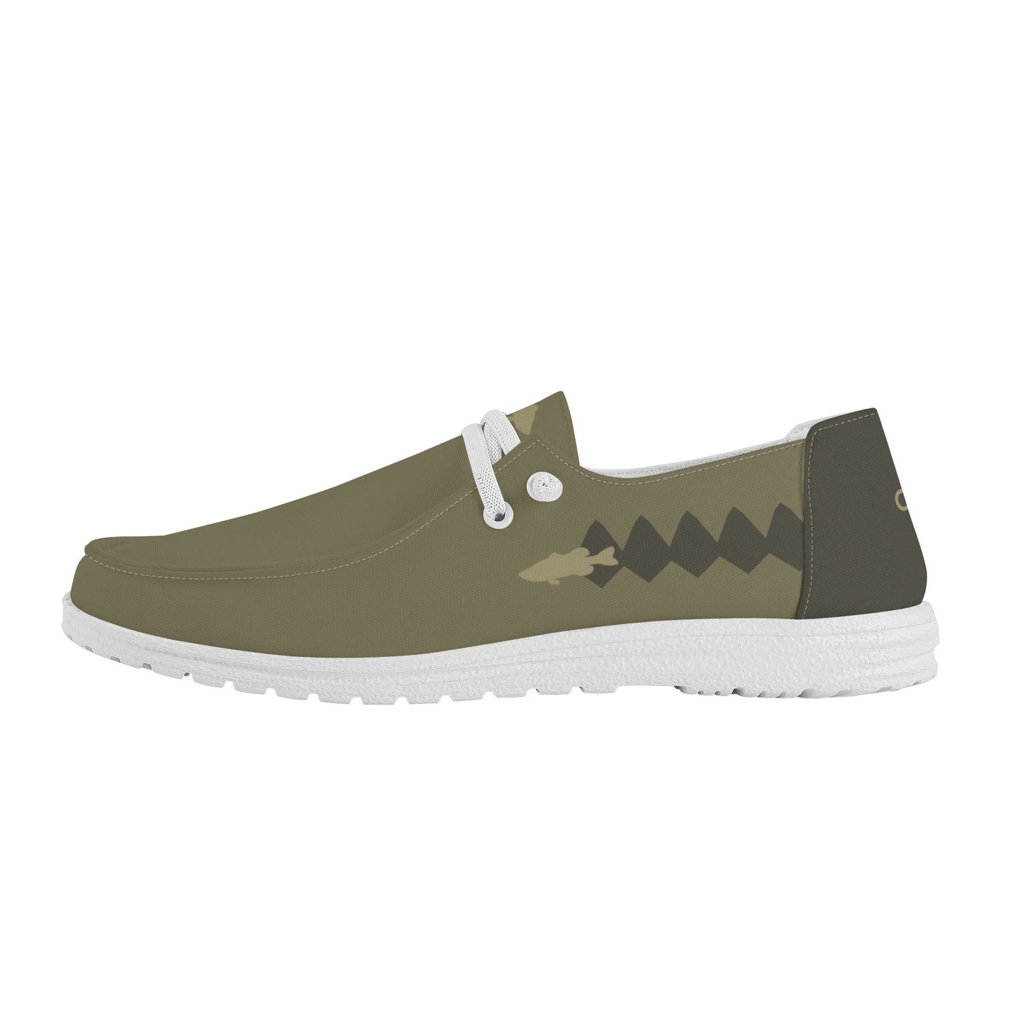 (QUICK SHIP) Mens Largetown Smooth Loaf Canvas Slip-On Shoe