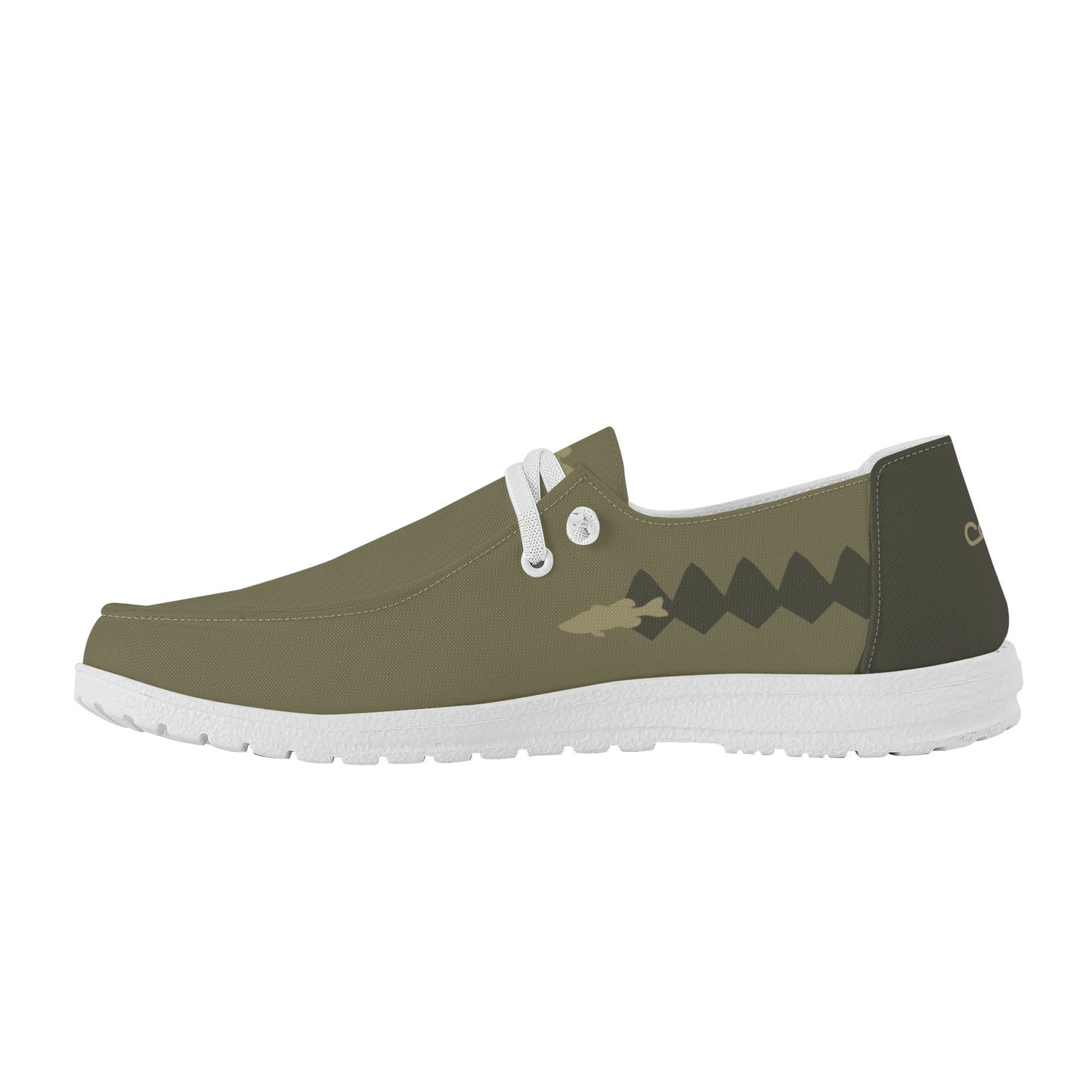(QUICK SHIP) Mens Largetown Smooth Loaf Canvas Slip-On Shoe