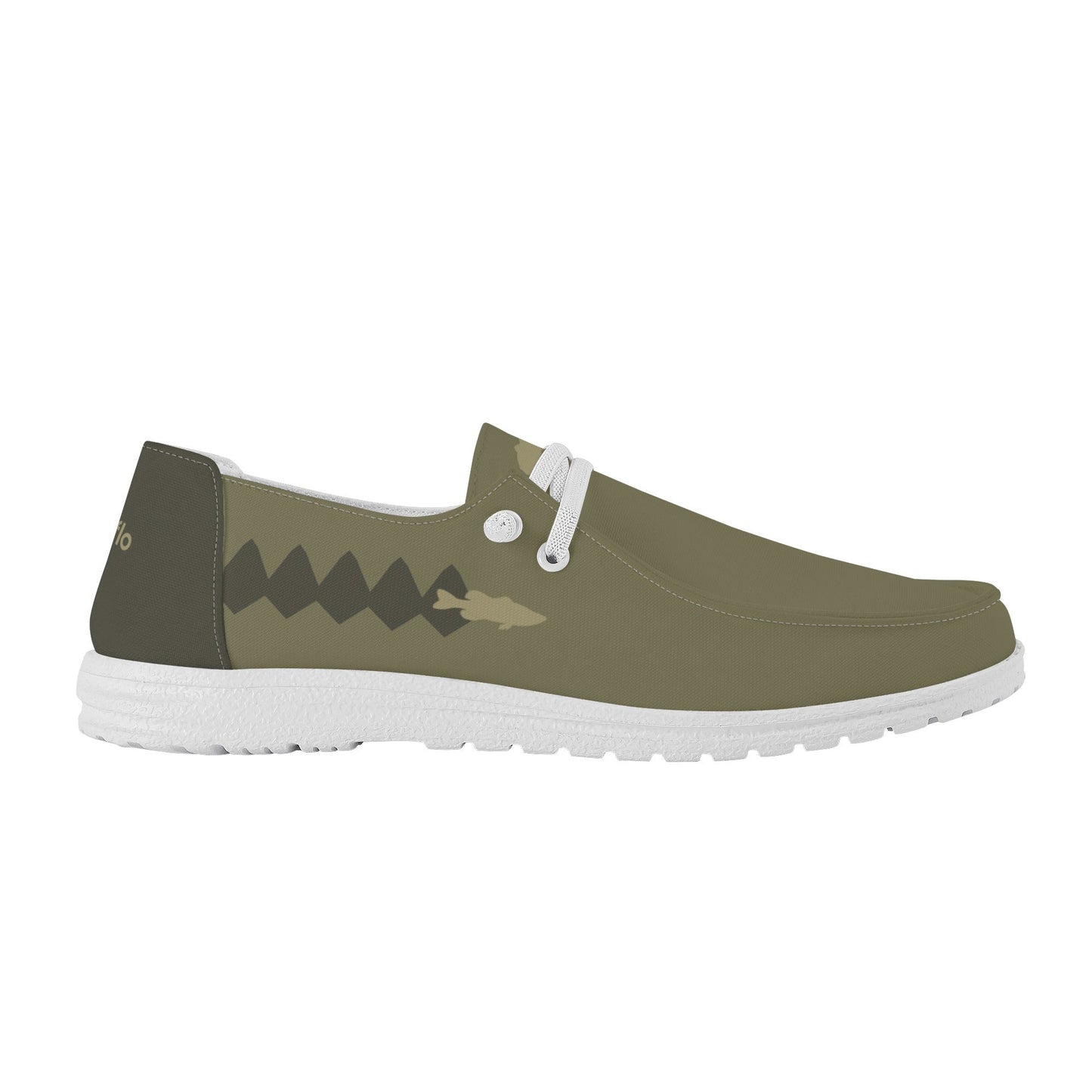 (QUICK SHIP) Mens Largetown Smooth Loaf Canvas Slip-On Shoe