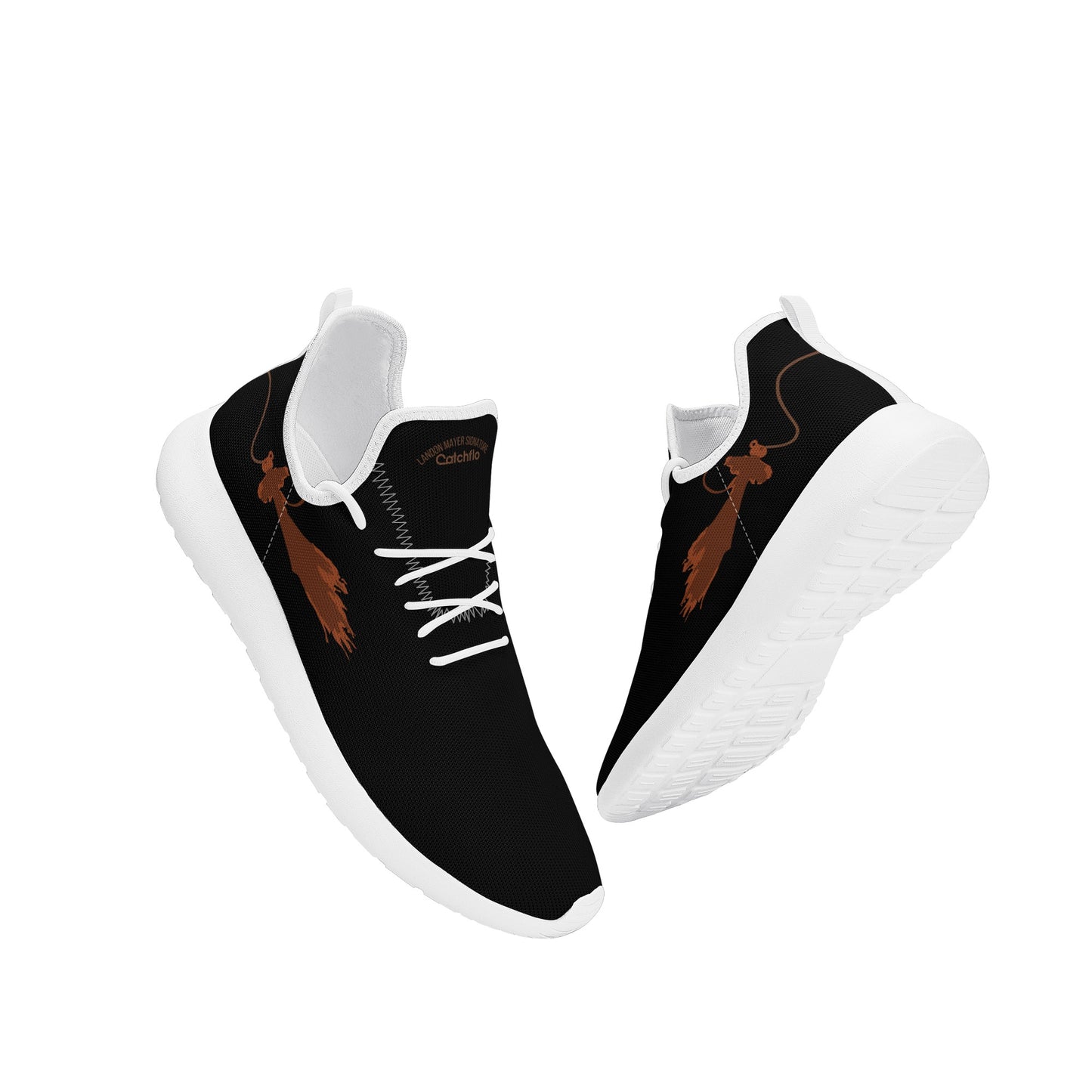 Mens Landon Mayer Signature + Catchflo Knit Mesh Sneaker