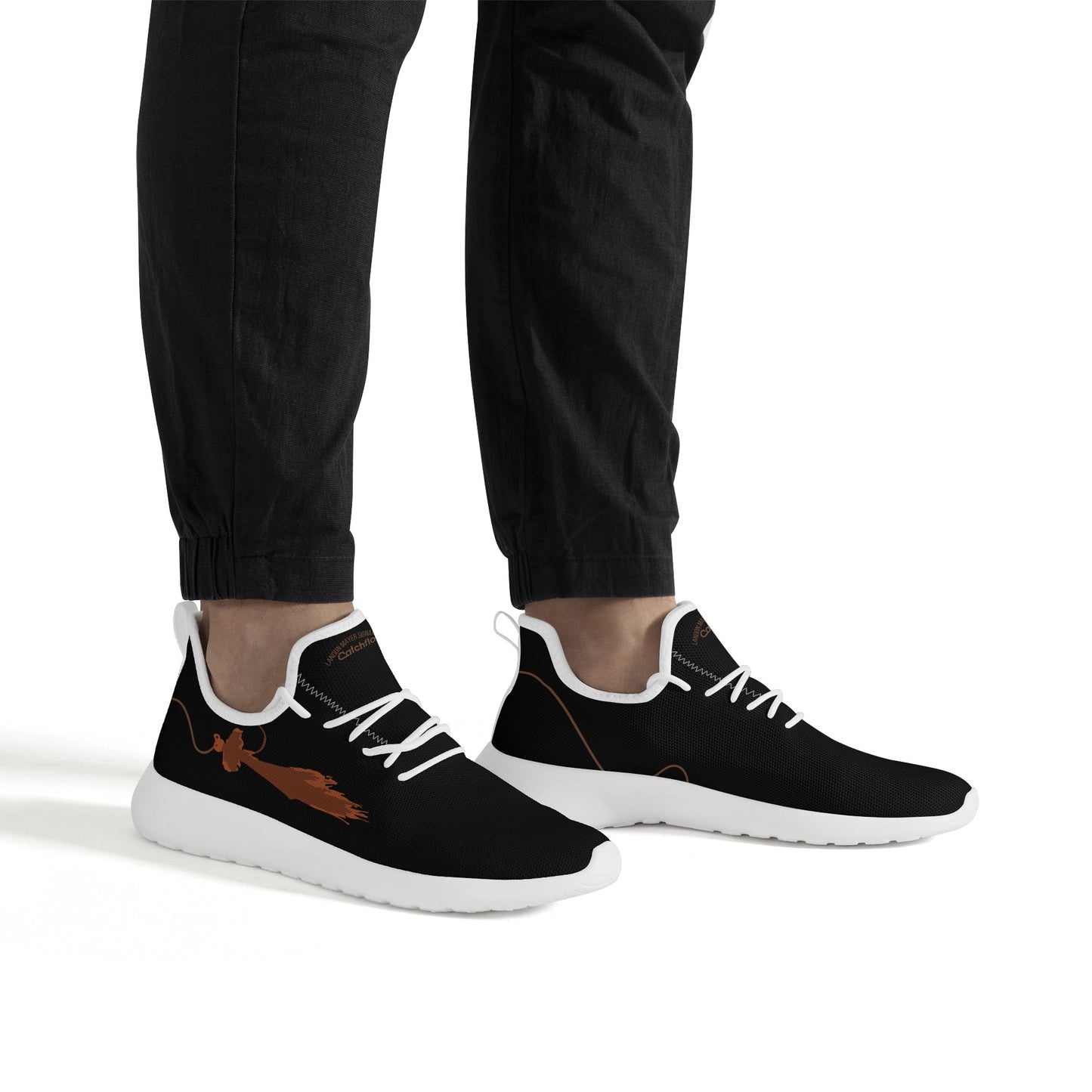 Mens Landon Mayer Signature + Catchflo Knit Mesh Sneaker