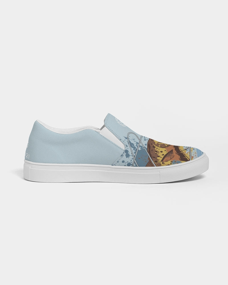 fun fly fishing themed womens shoes