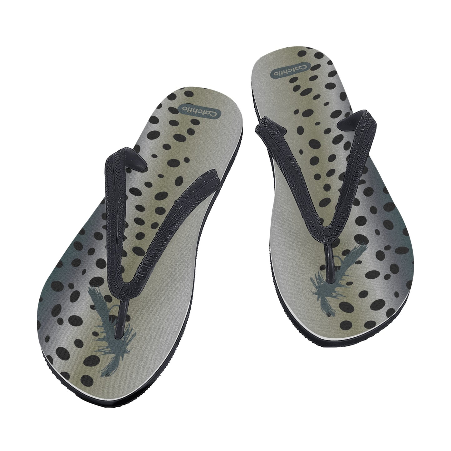 Mens David Hartlin + Catchflo Salmontown Smooth AS Flip Flops
