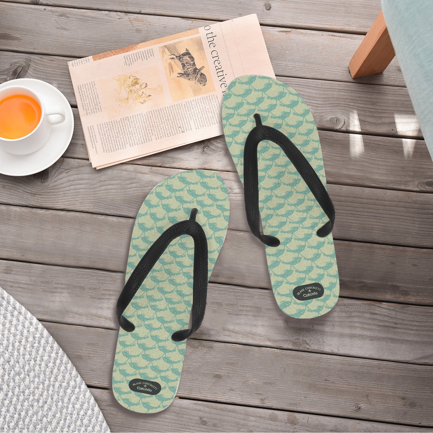 Mens Blane Chocklett + Catchflo Game Changer Flip Flops