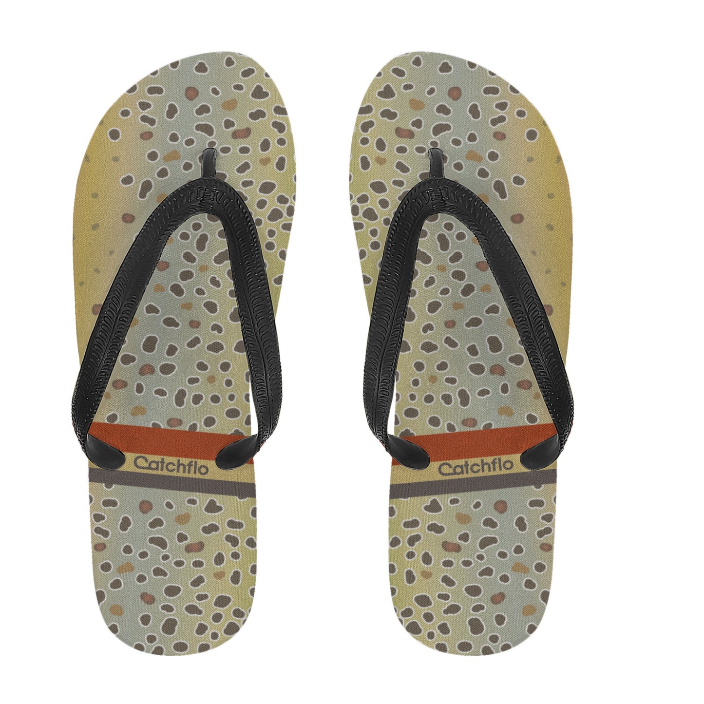 Mens Browntown Flip Flops