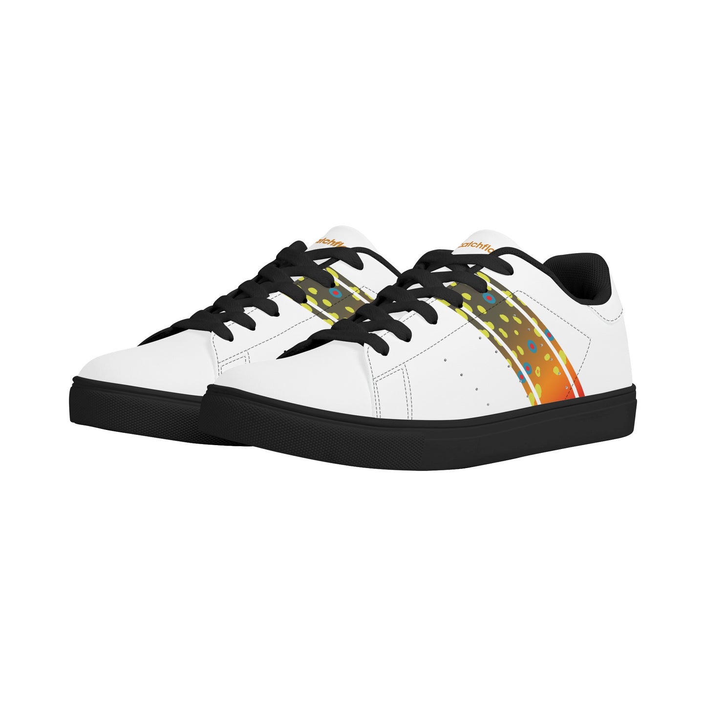 Womens Brookietown Racer Vegan Leather Sneaker (white)