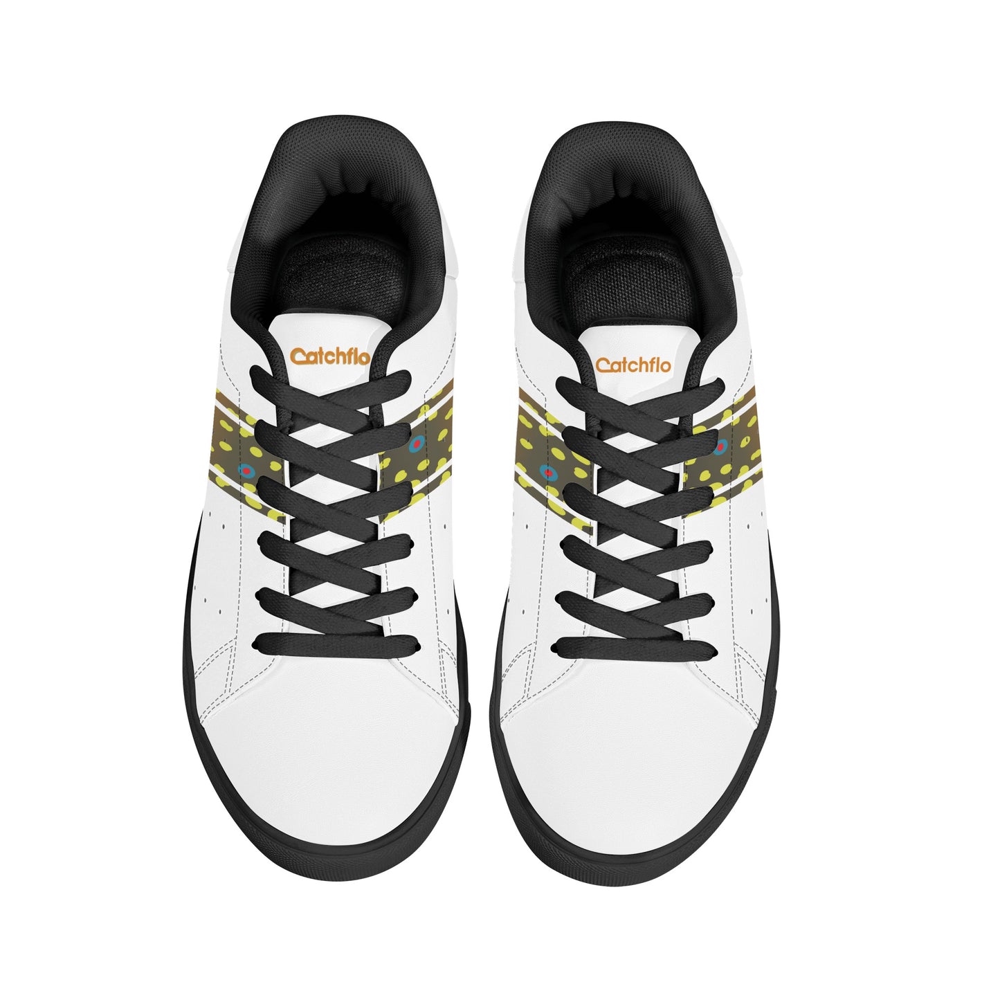 Womens Brookietown Racer Vegan Leather Sneaker (white)