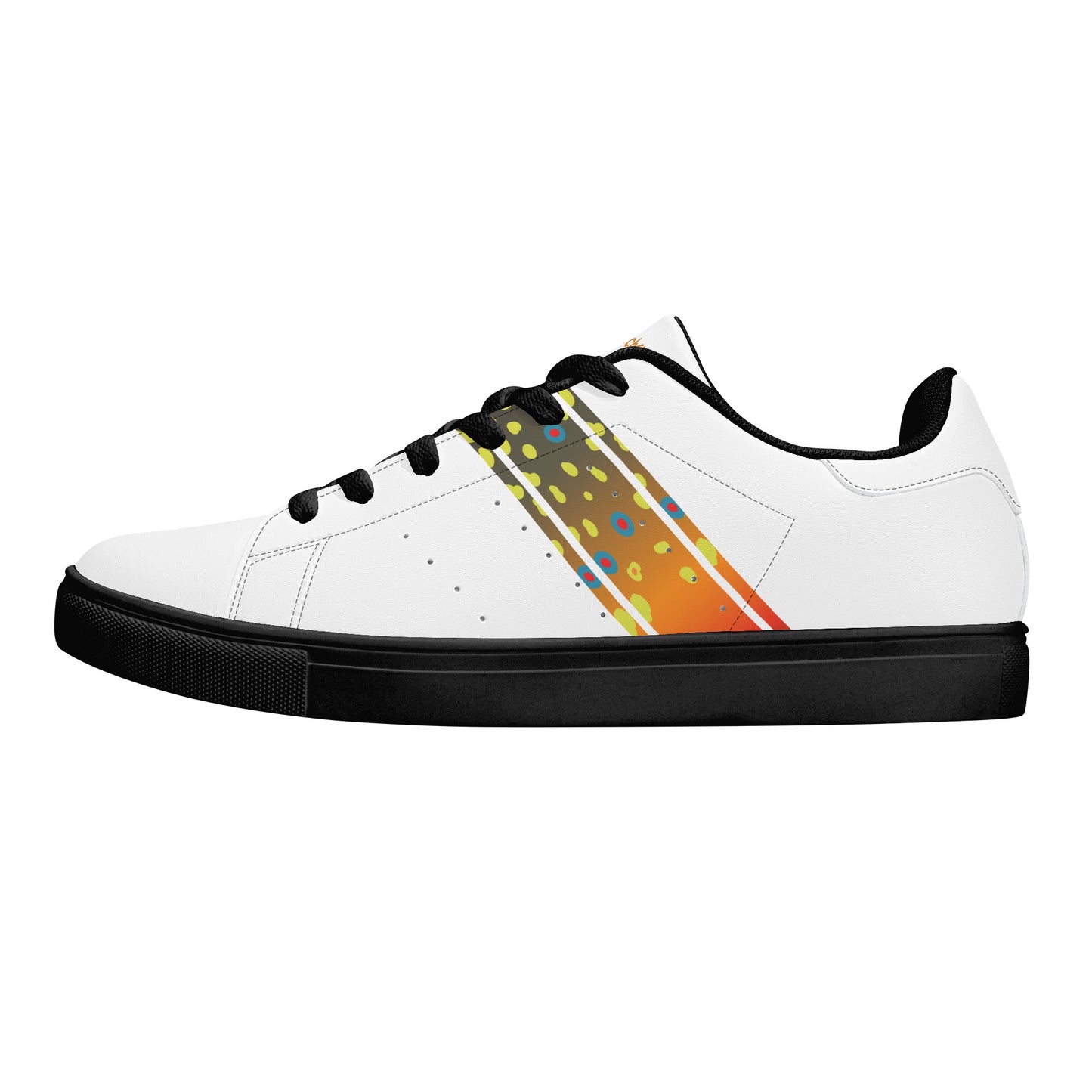 Womens Brookietown Racer Vegan Leather Sneaker (white)