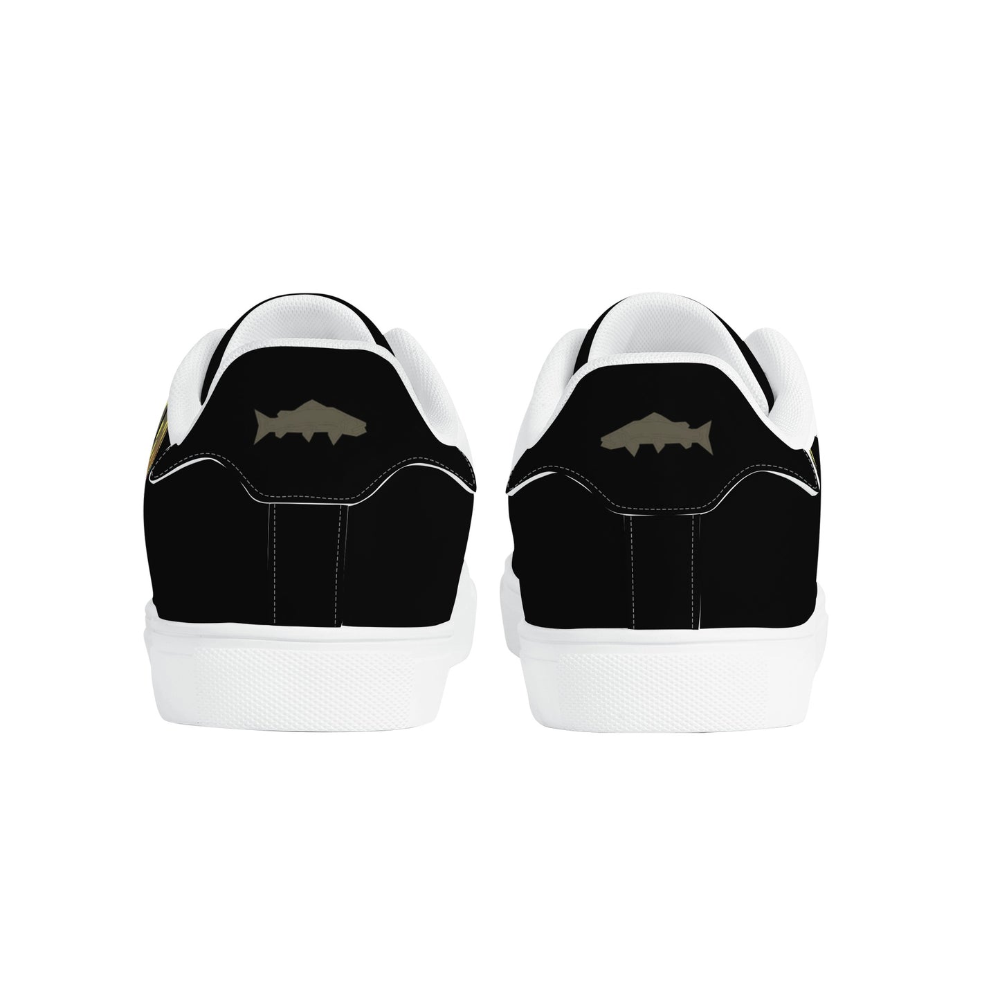 Mens Brookietown Racer Vegan Leather Sneaker (black)