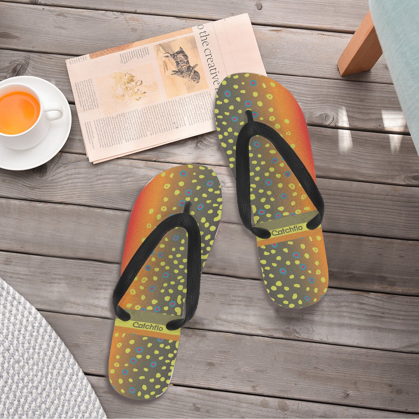 Mens Brookietown Flip Flops