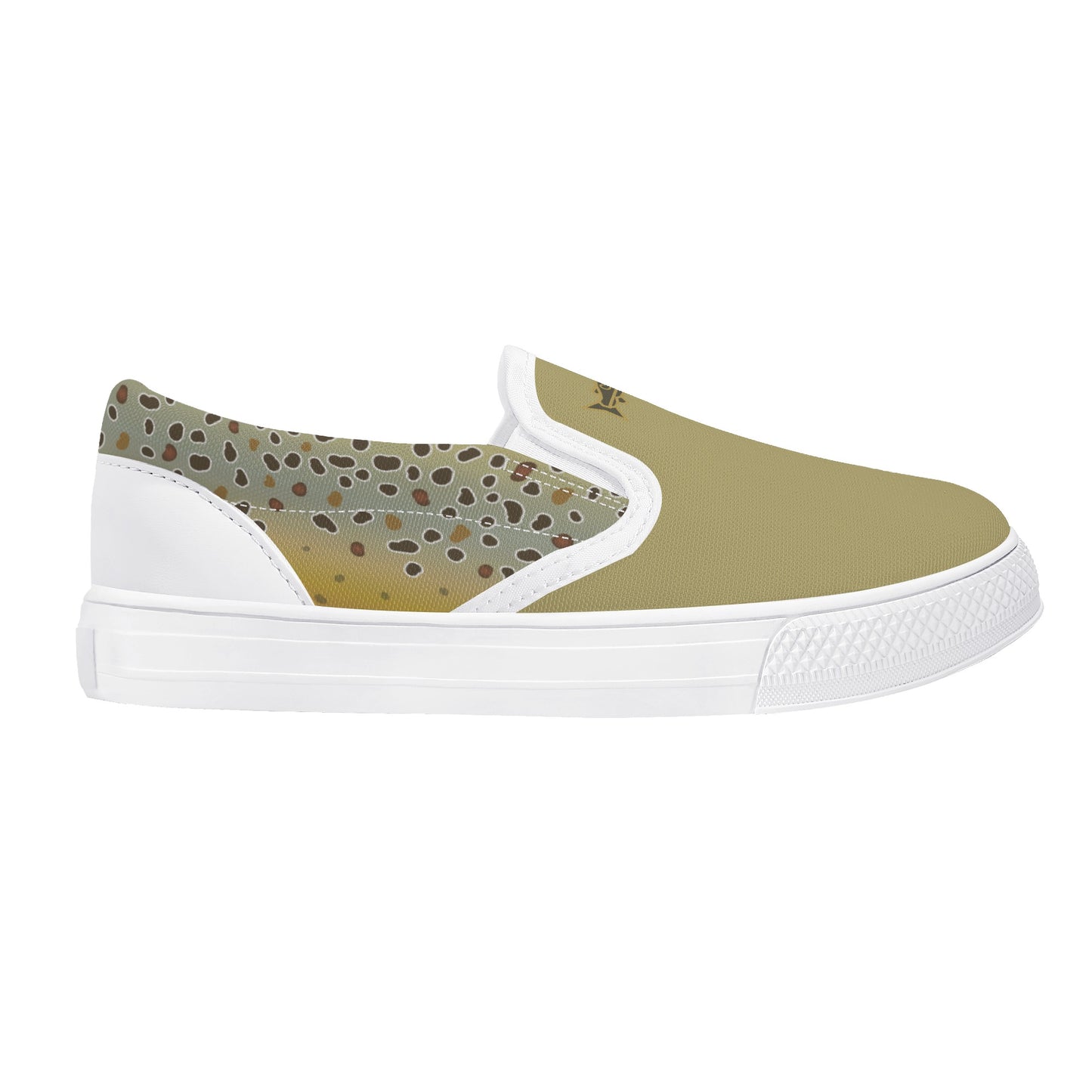 KidFLO Browntown Smooth Canvas Slip-On Shoe