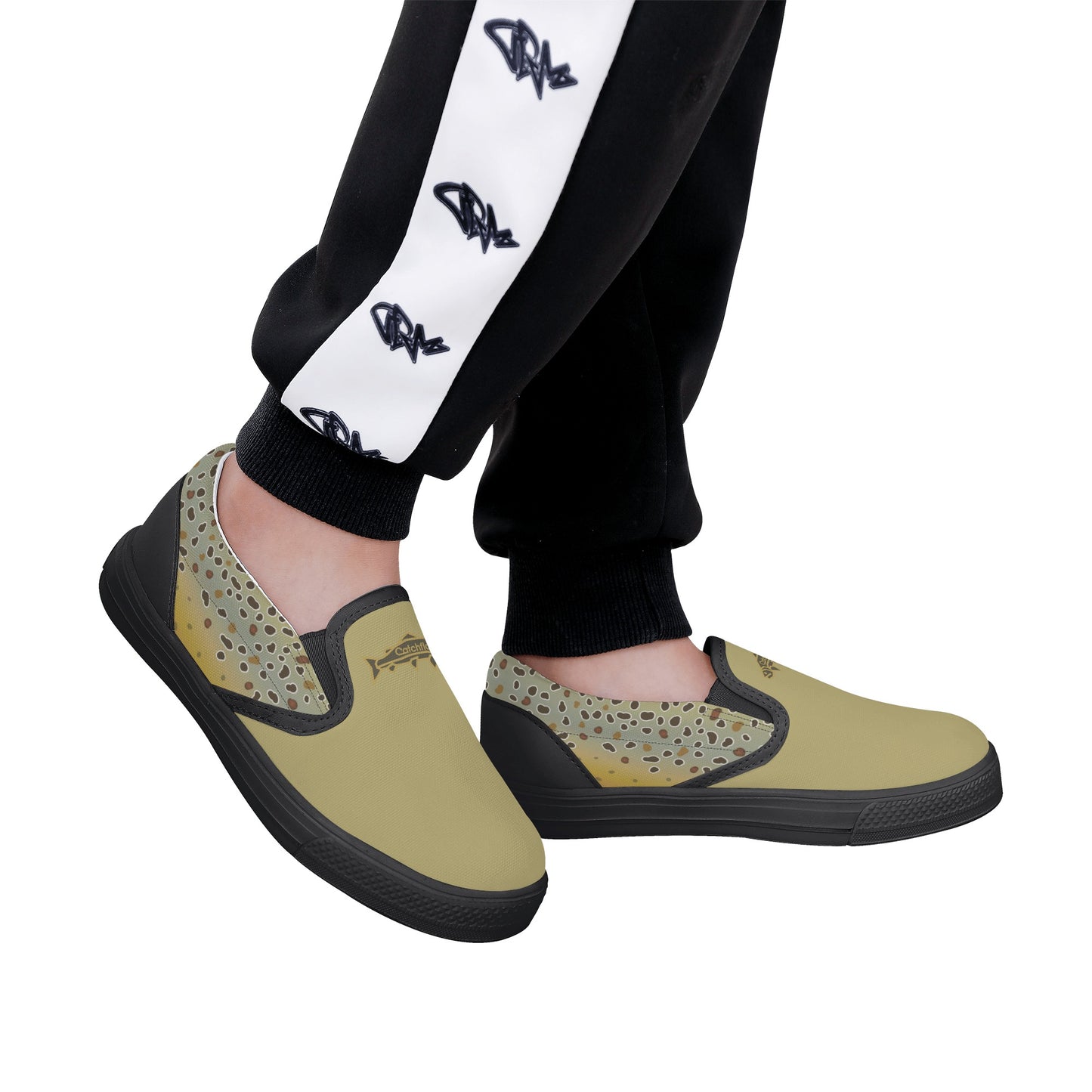 KidFLO Browntown Smooth Canvas Slip-On Shoe
