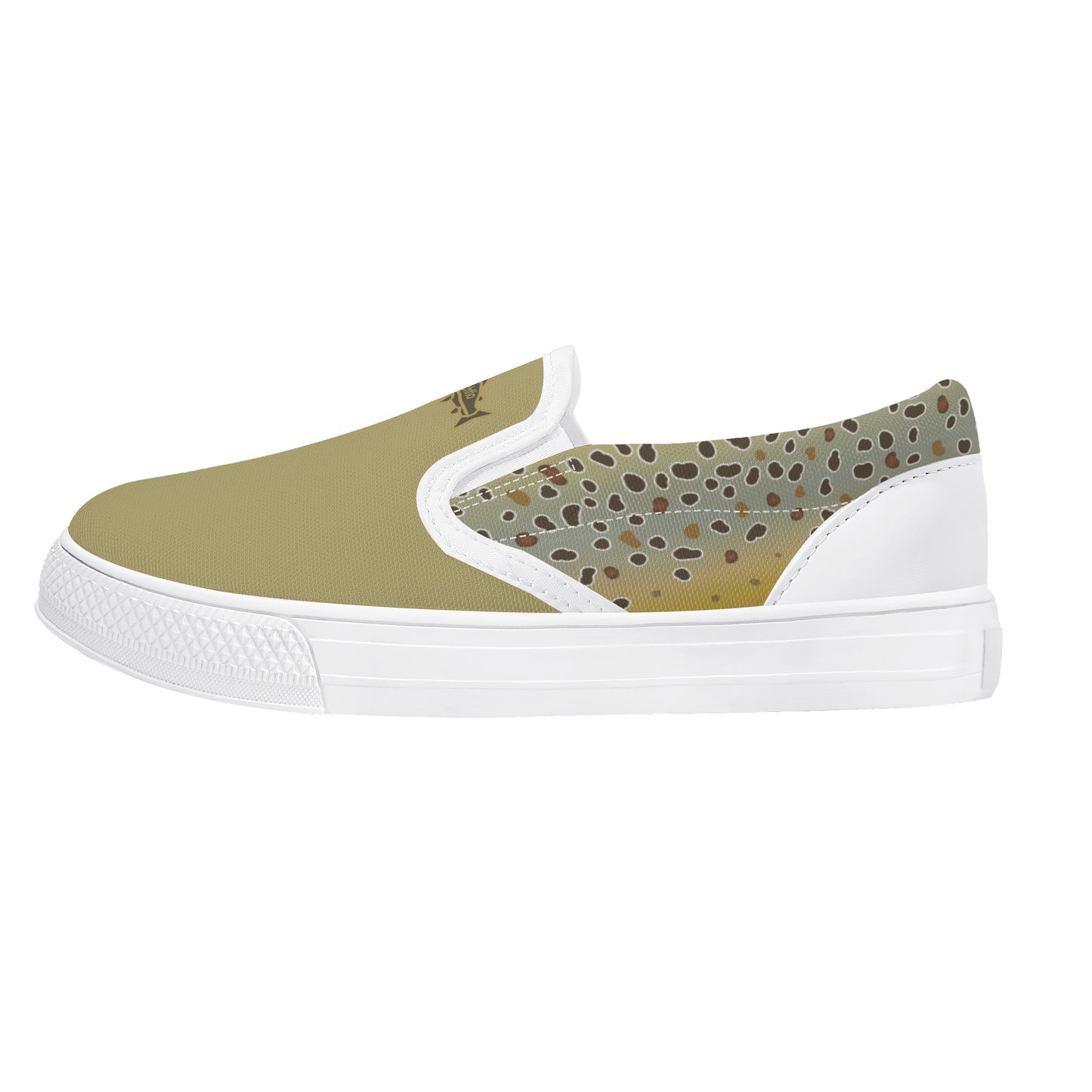 KidFLO Browntown Smooth Canvas Slip-On Shoe