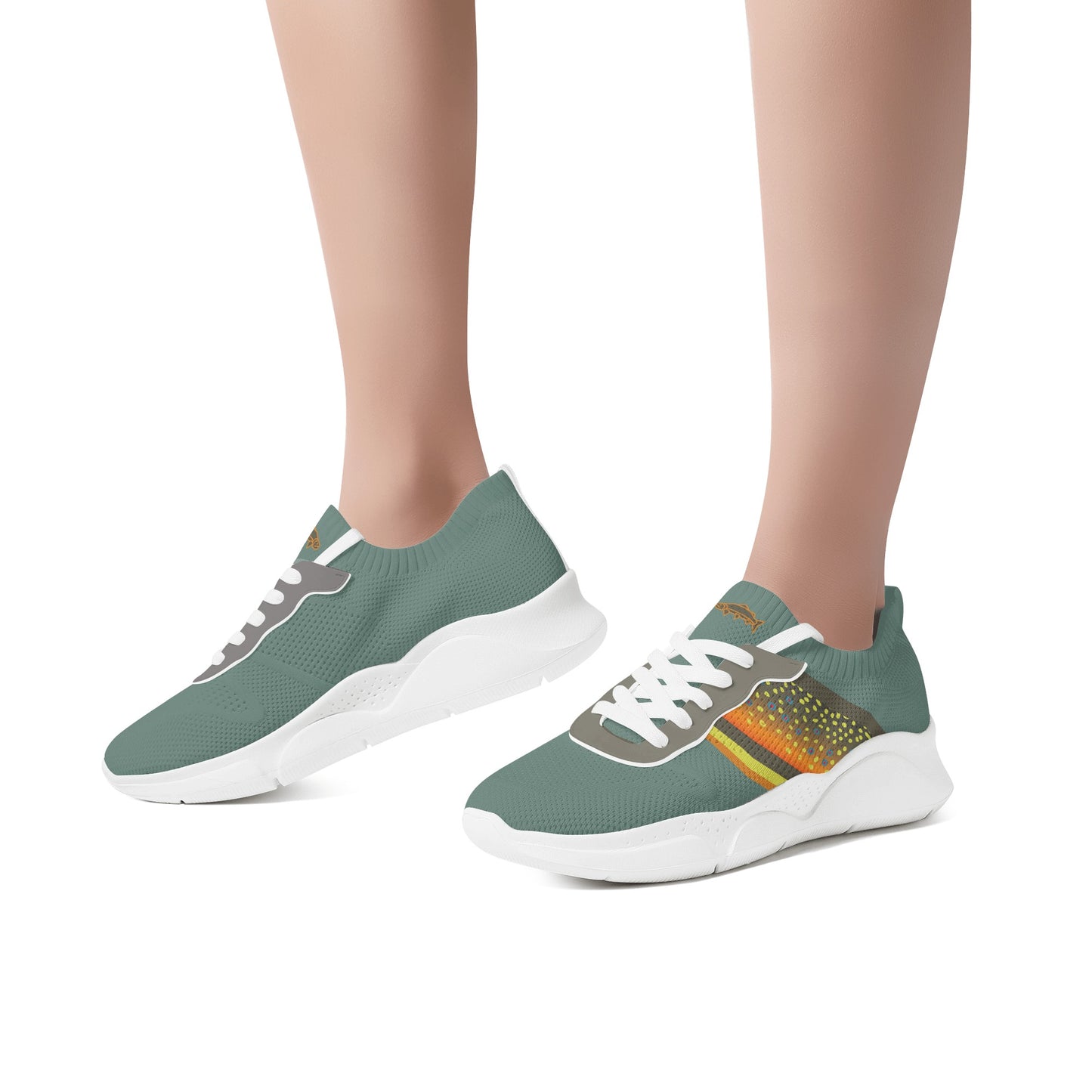 Womens Brookietown Racer Knit Mesh Platform Shoe