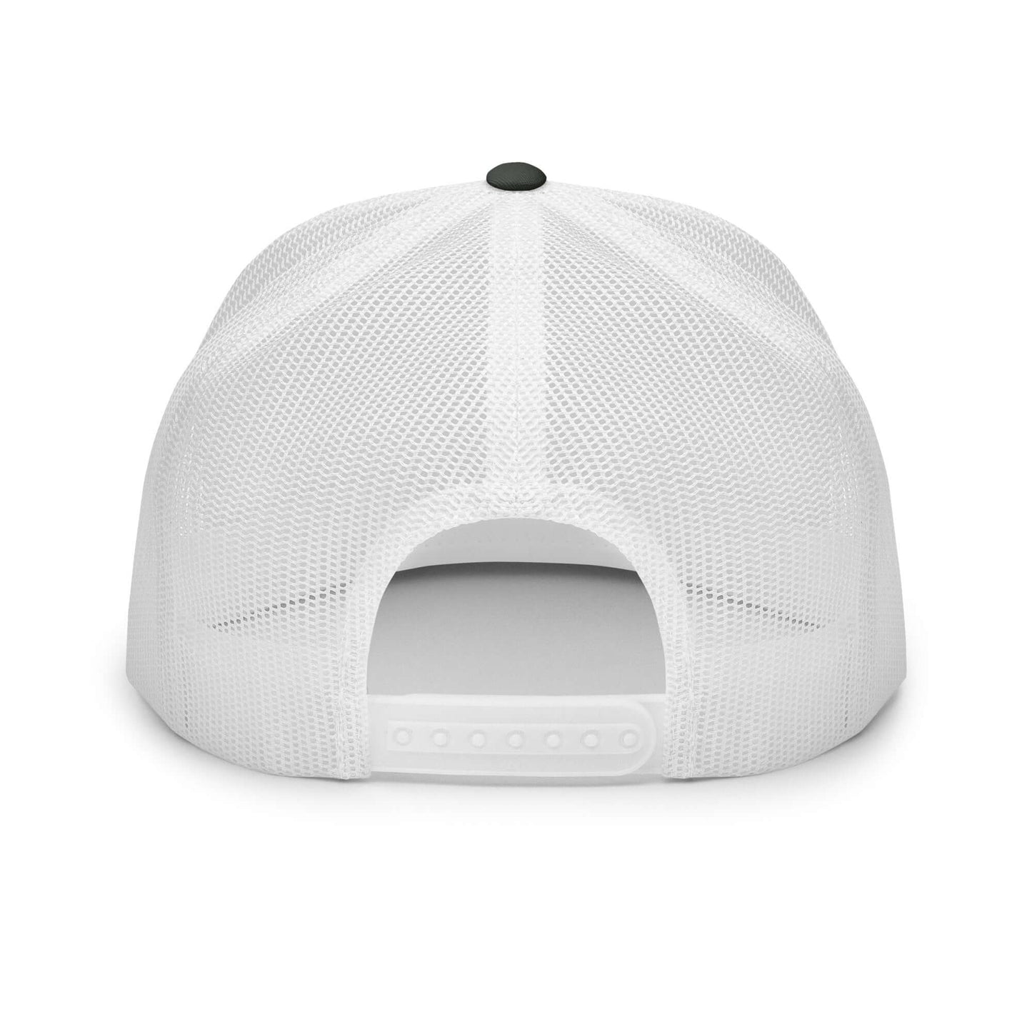 Flo C Mustard Patch Flat Bill Trucker Cap