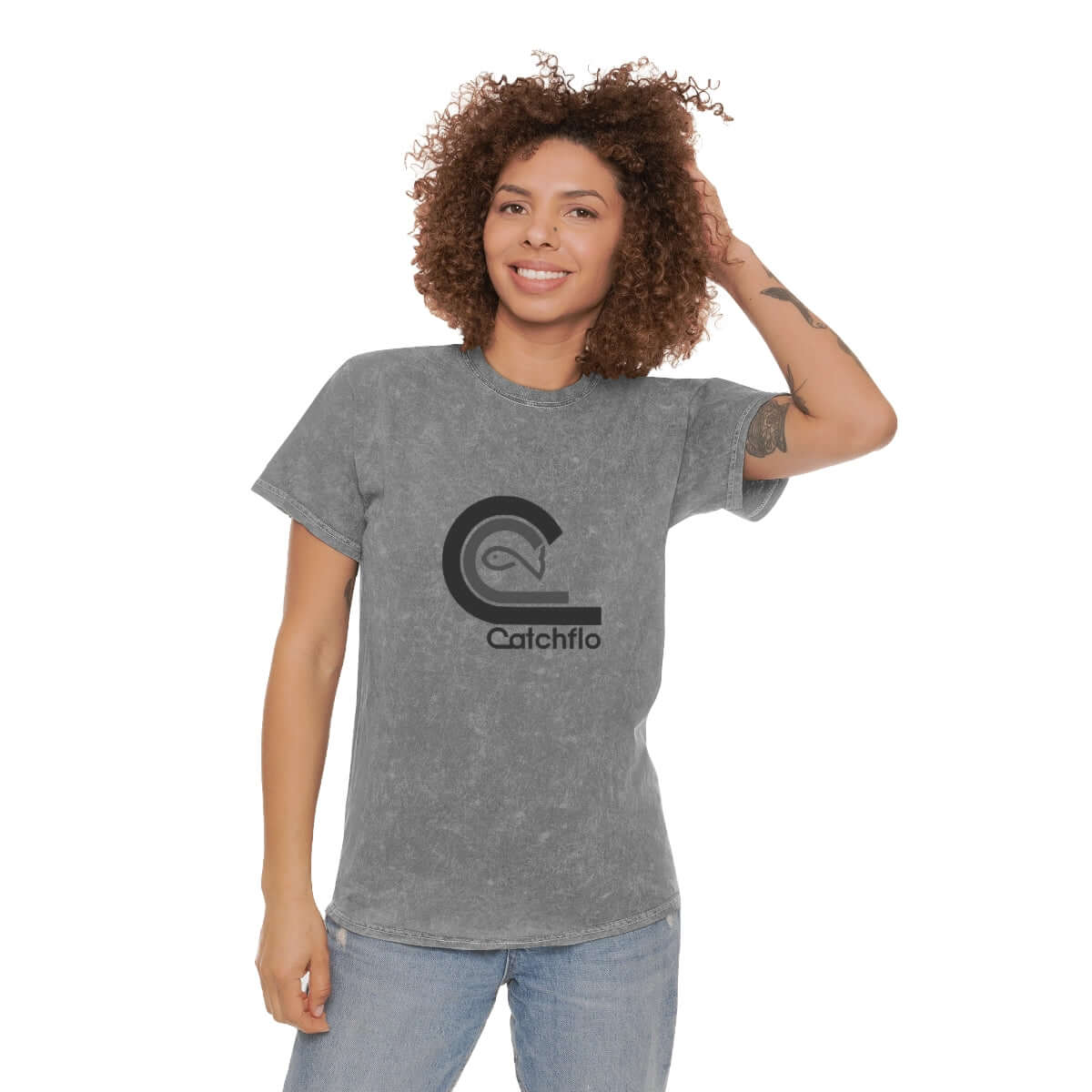 Flo C Unisex Mineral Wash T-Shirt