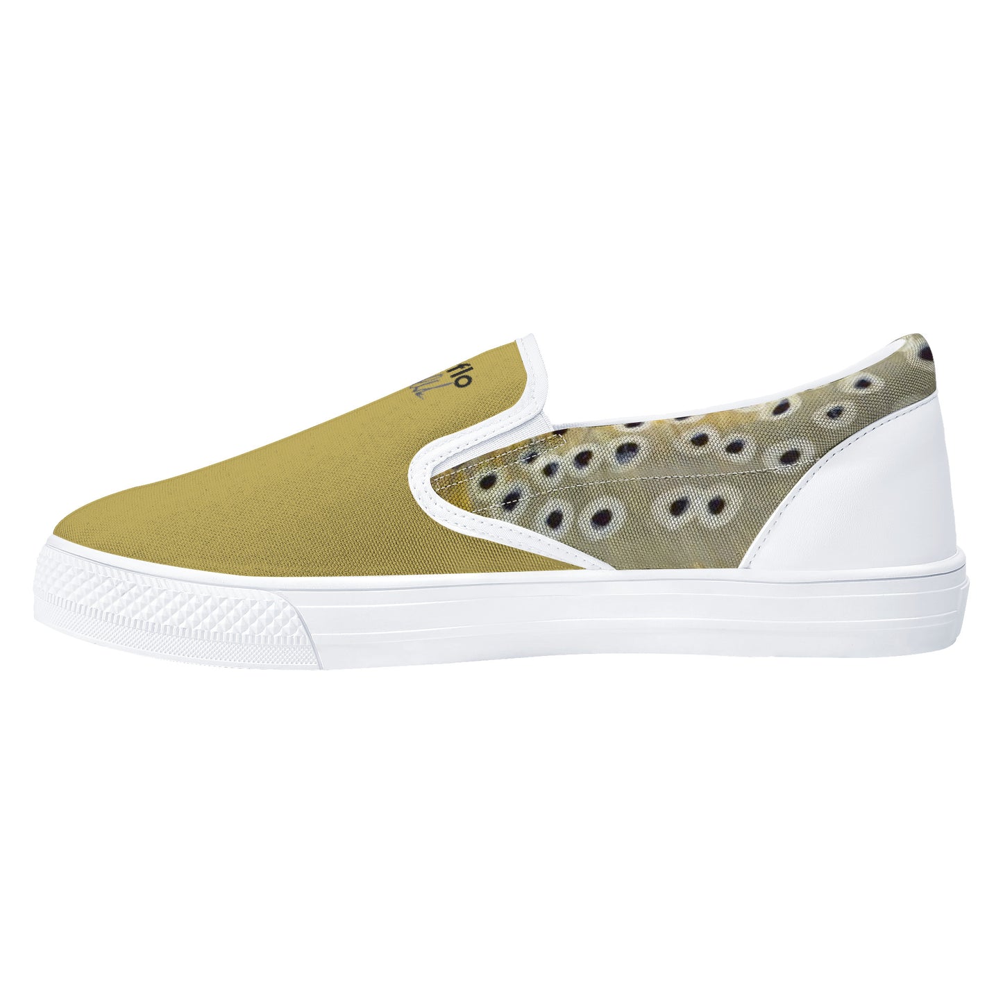 (TY HALLOCK) Mens/Womens Catchflo Creator Brown Trout Slip-On Canvas Shoe