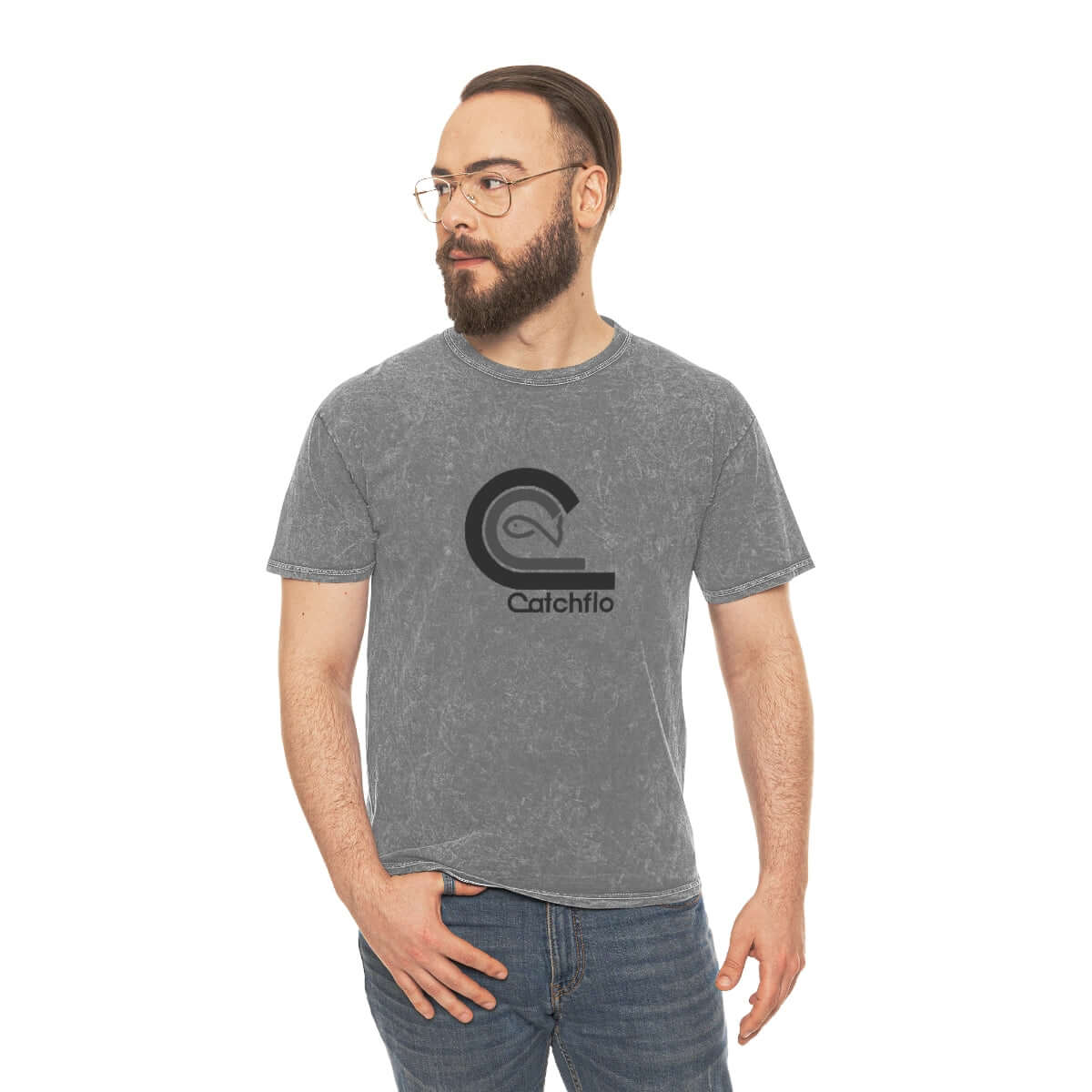 Flo C Unisex Mineral Wash T-Shirt