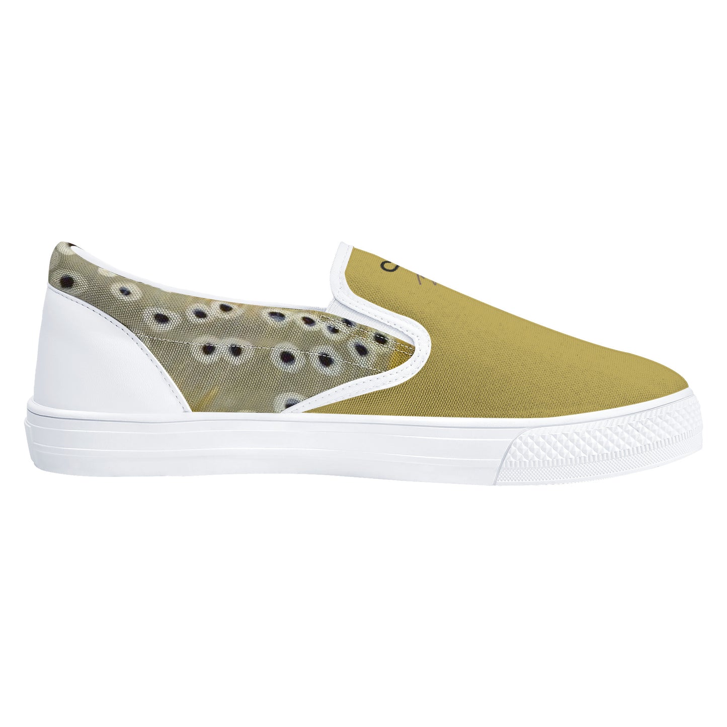 (TY HALLOCK) Mens/Womens Catchflo Creator Brown Trout Slip-On Canvas Shoe