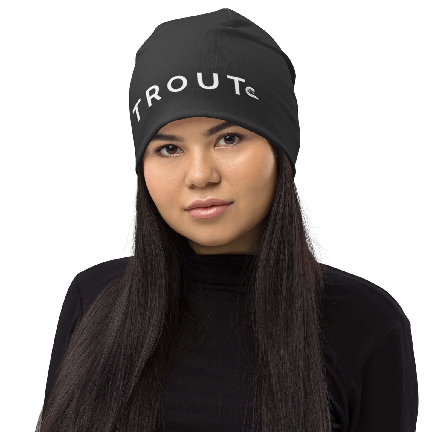 Flo Trout Charcoal Skull Cap