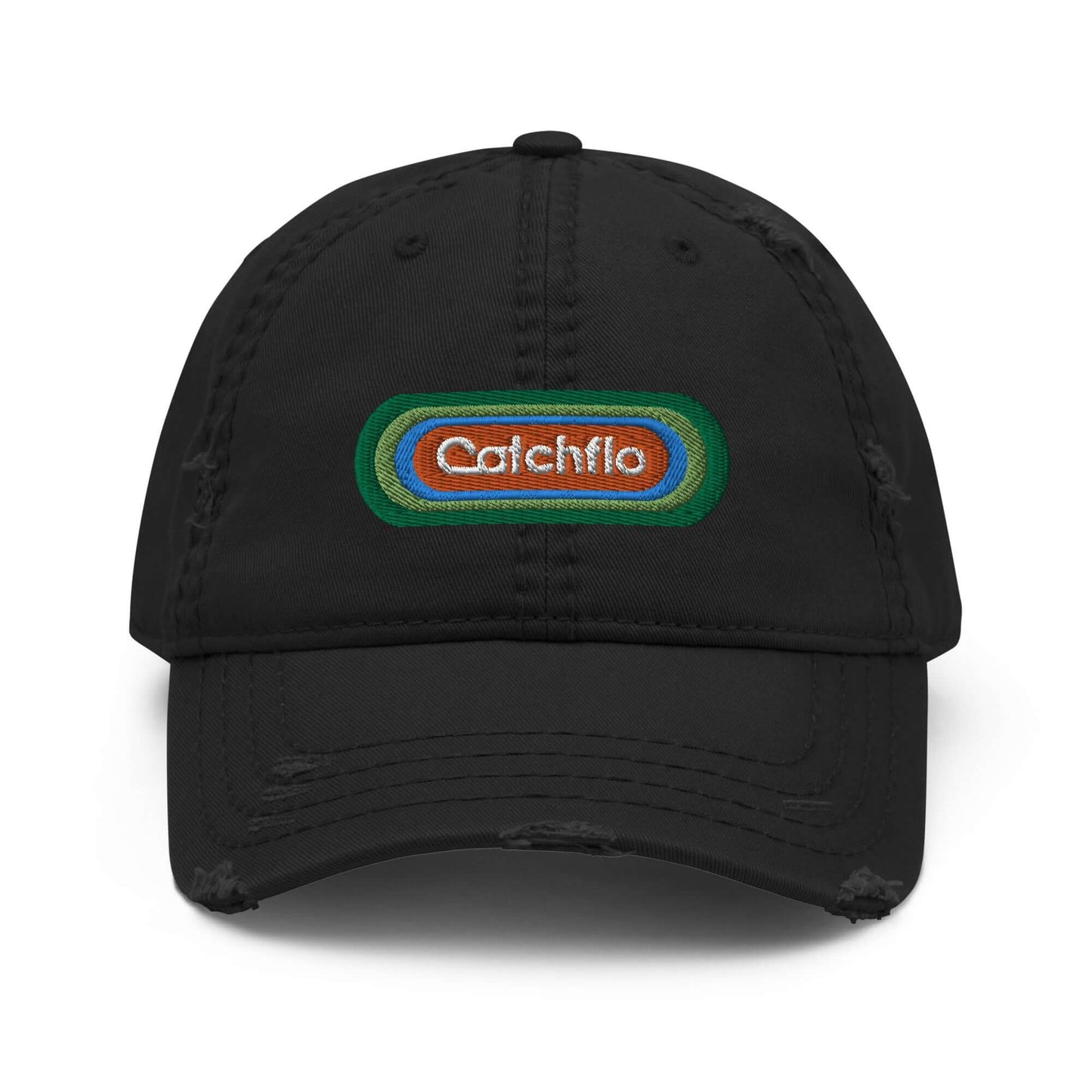 Flo Pulse Patch Distressed Dad Hat