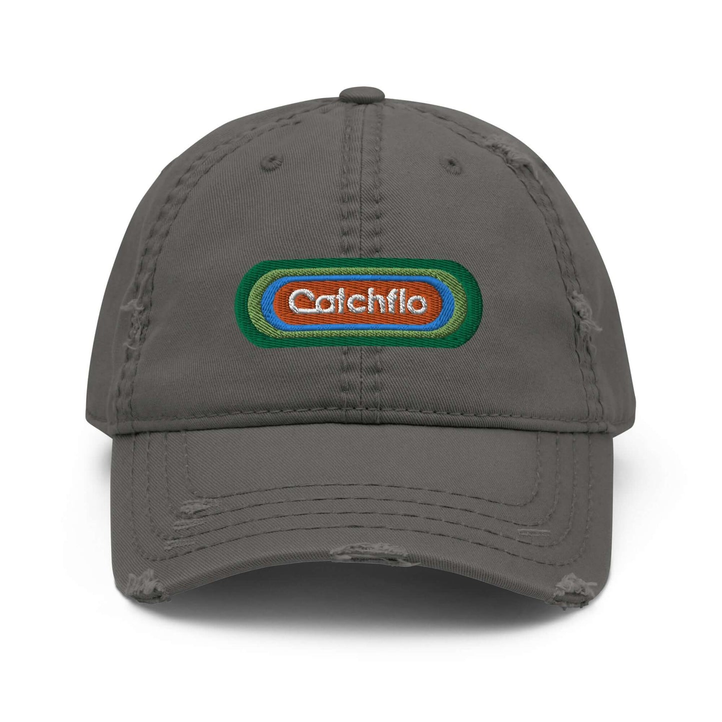 Flo Pulse Patch Distressed Dad Hat