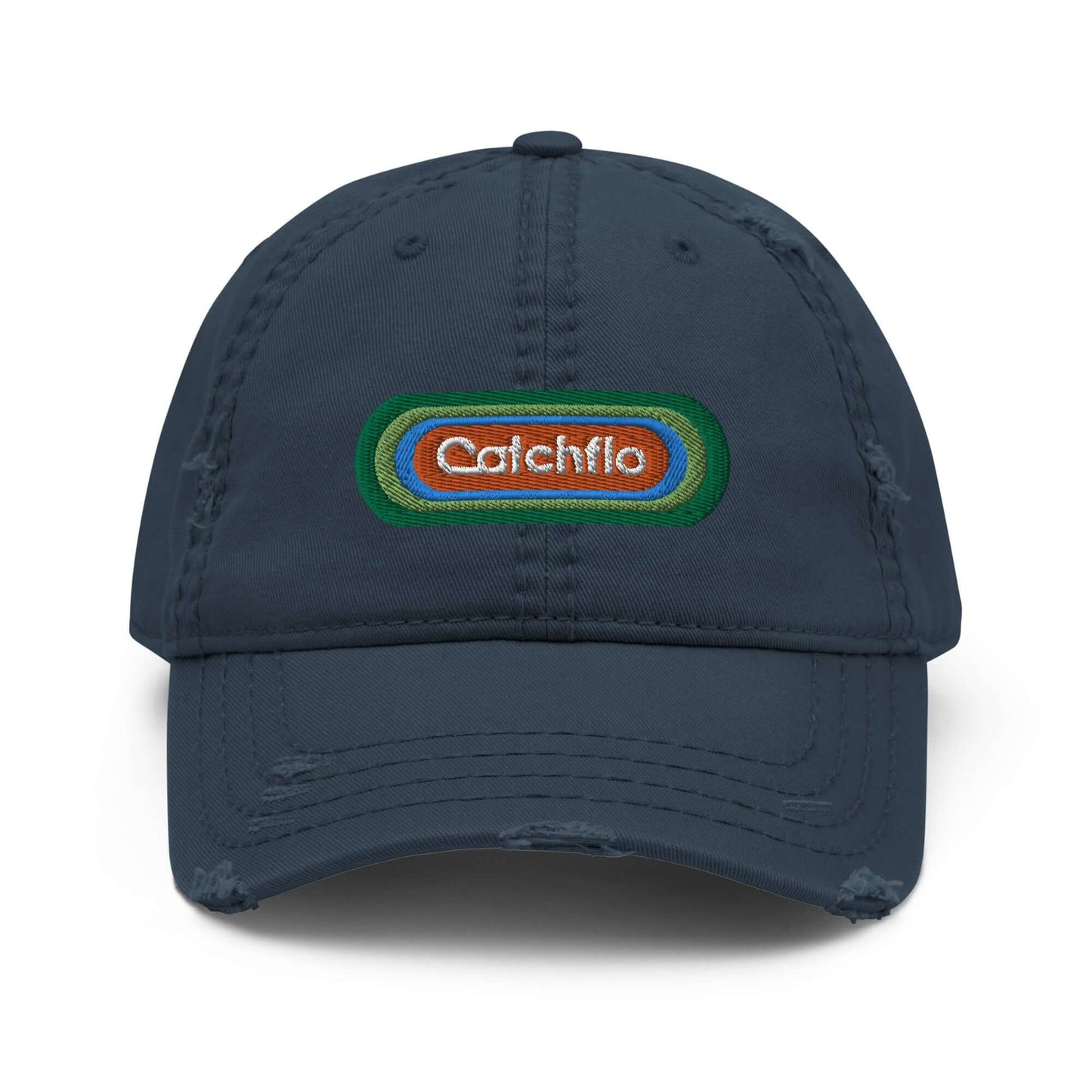 Flo Pulse Patch Distressed Dad Hat