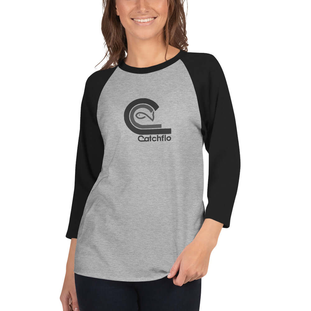 Flo C Unisex 3/4 Sleeve Raglan Shirt