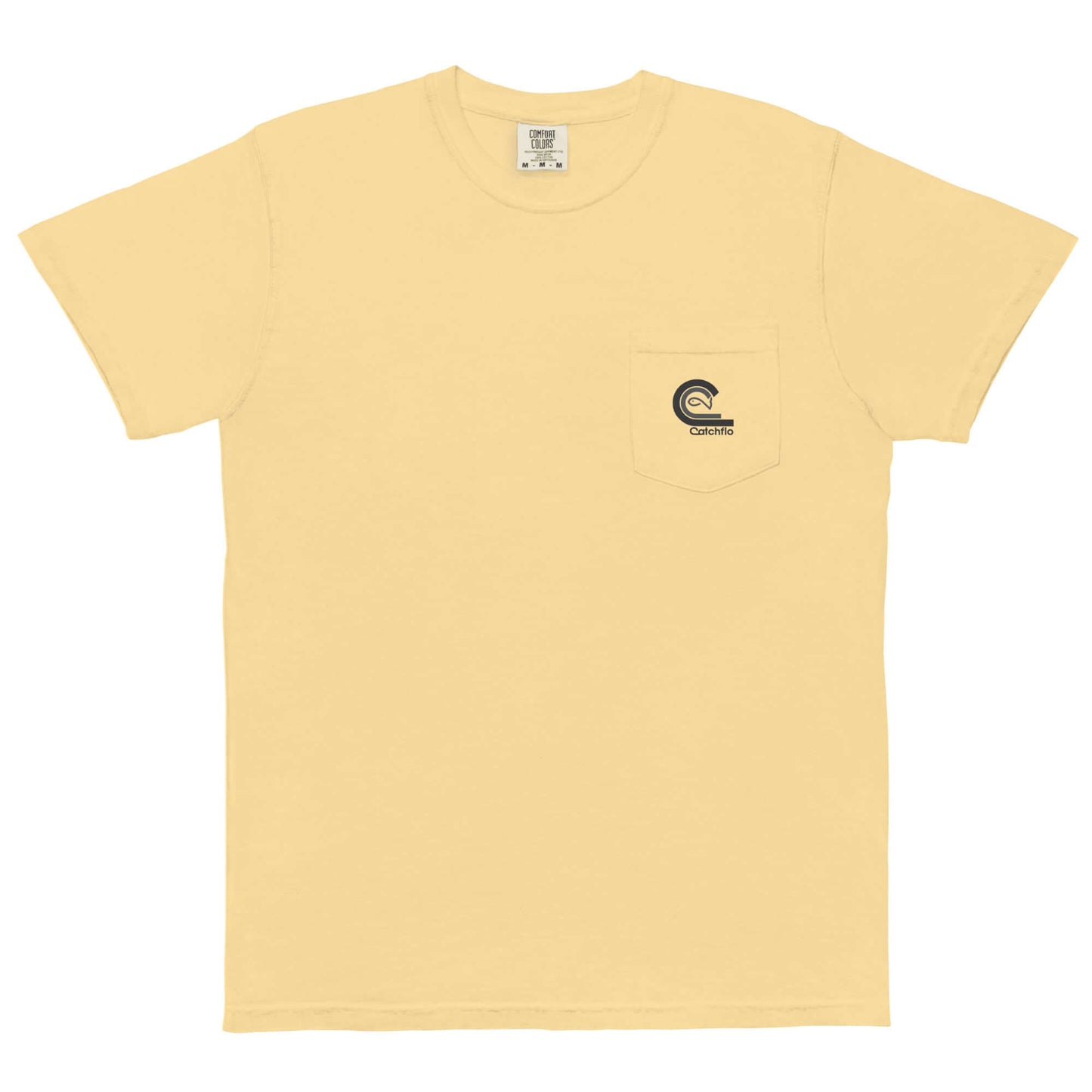 Flo C Unisex Garment-Dyed Pocket T-Shirt