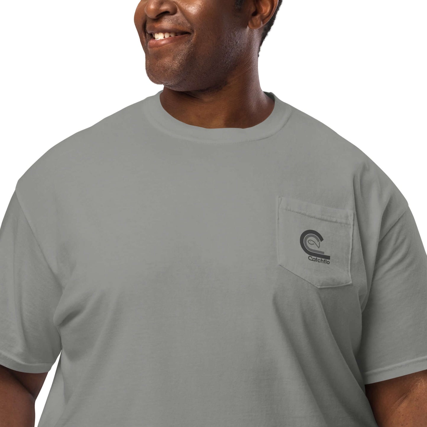 Flo C Unisex Garment-Dyed Pocket T-Shirt