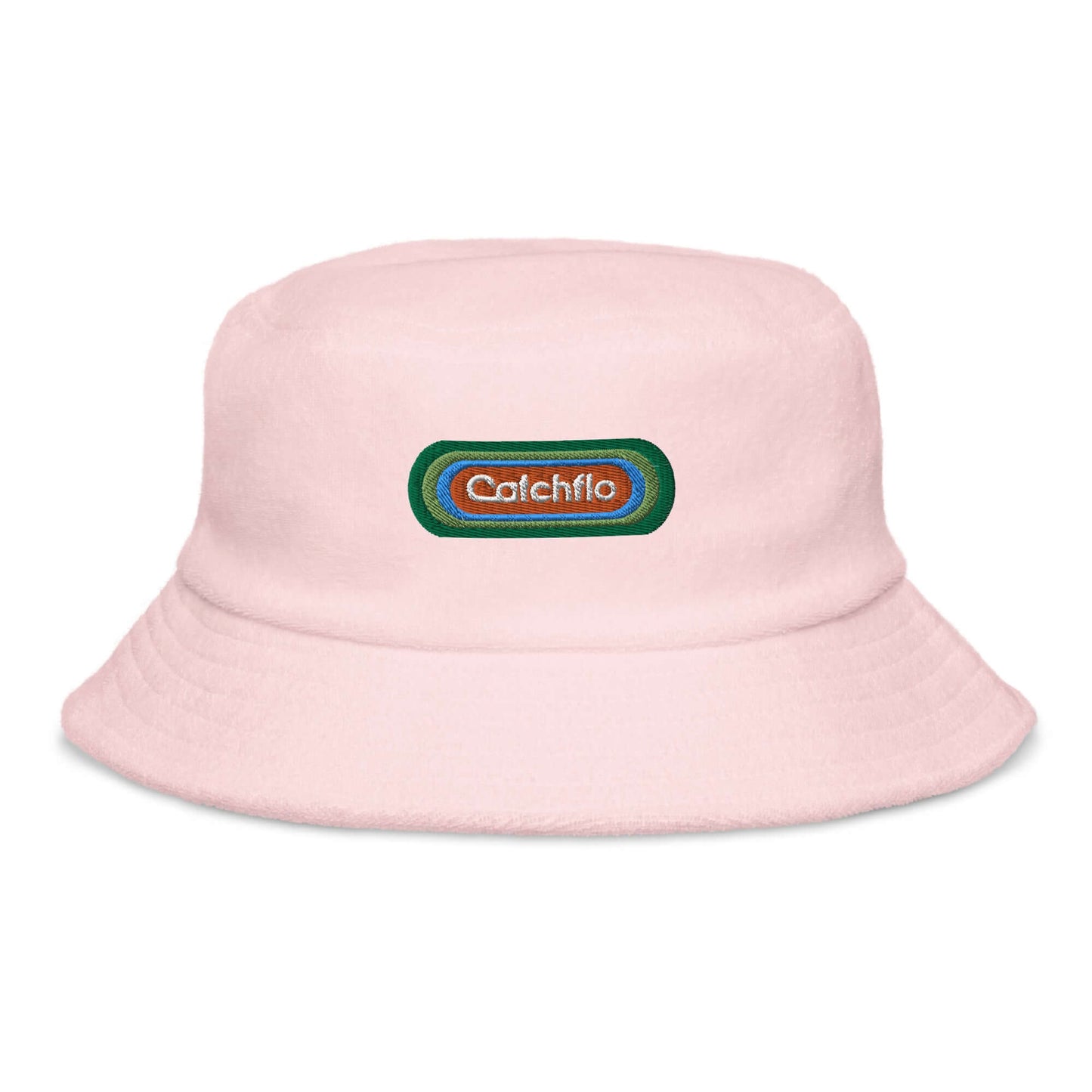 Flo Pulse Patch Terry Cloth Bucket Hat
