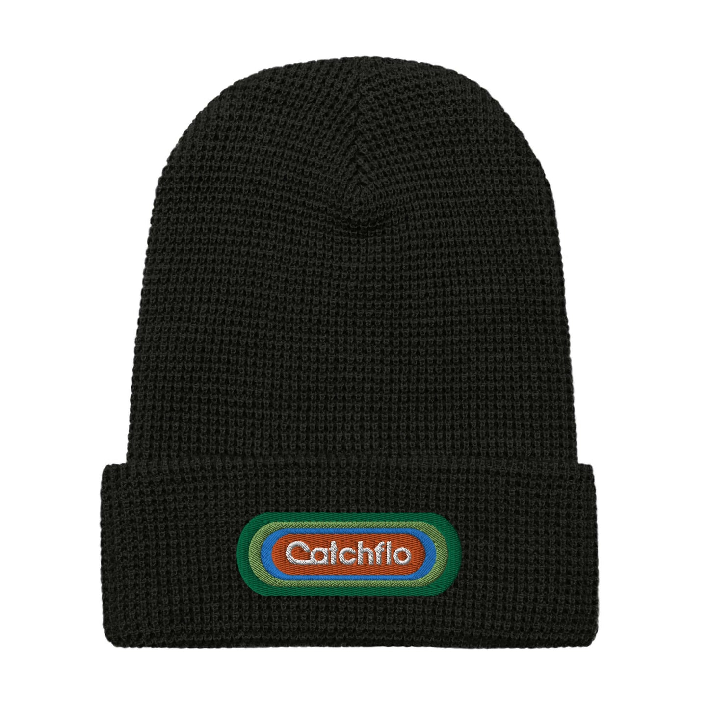 Flo Pulse Patch Waffle Beanie