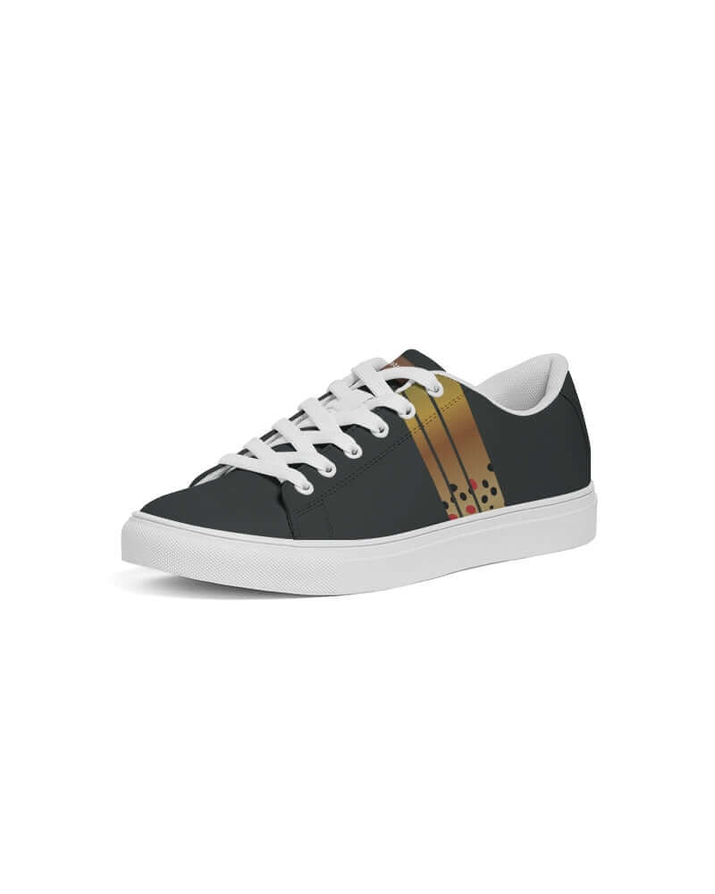 (CLOSE OUT) Mens Browntown Racer Synthetic Leather Sneaker (black)