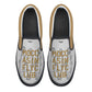 Moccasin Fly Club by Anna Wallingford Mens/Womens Canvas Slip-On Blackout Shoes