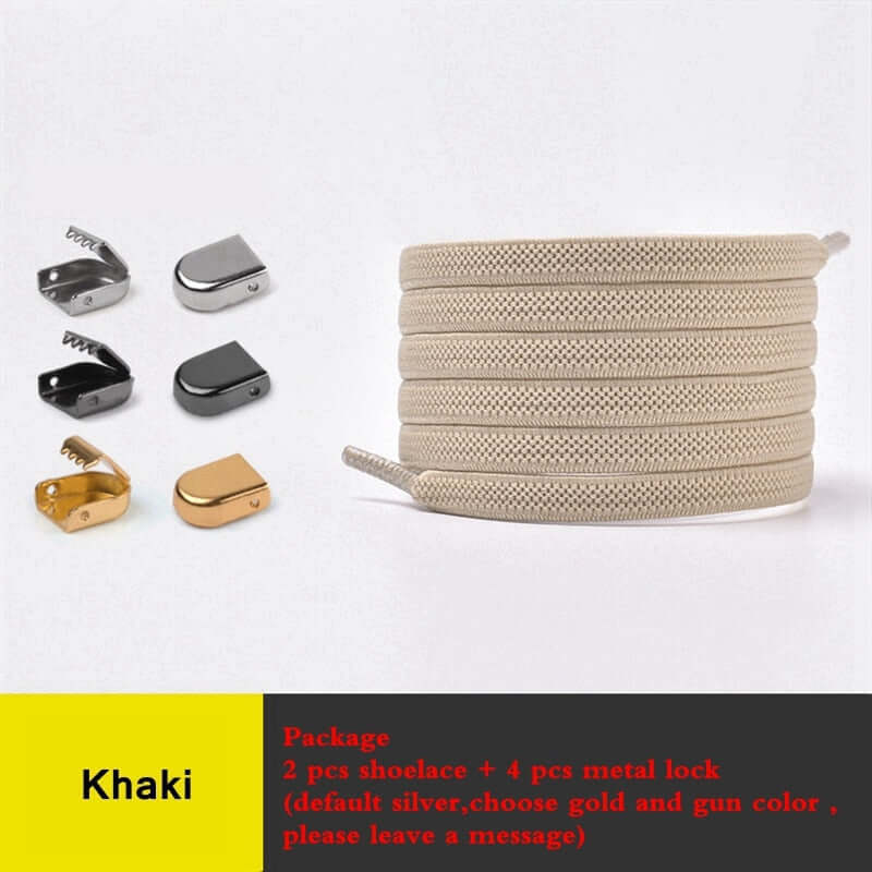 Khaki 2024 shoe laces