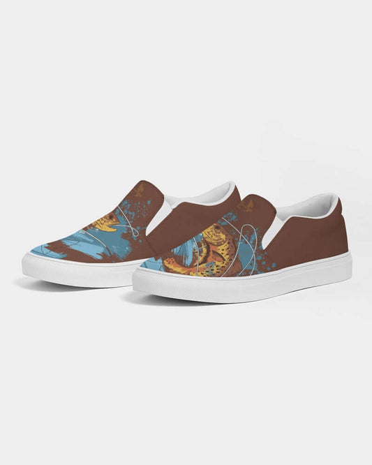 (CLOSE OUT) Mens Browntown Arty v2 Slip-On Canvas Shoe (brown)