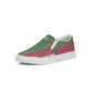 mens fun fly fishing themed casual shoes