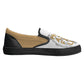 Moccasin Fly Club by Anna Wallingford Mens/Womens Canvas Slip-On Blackout Shoes