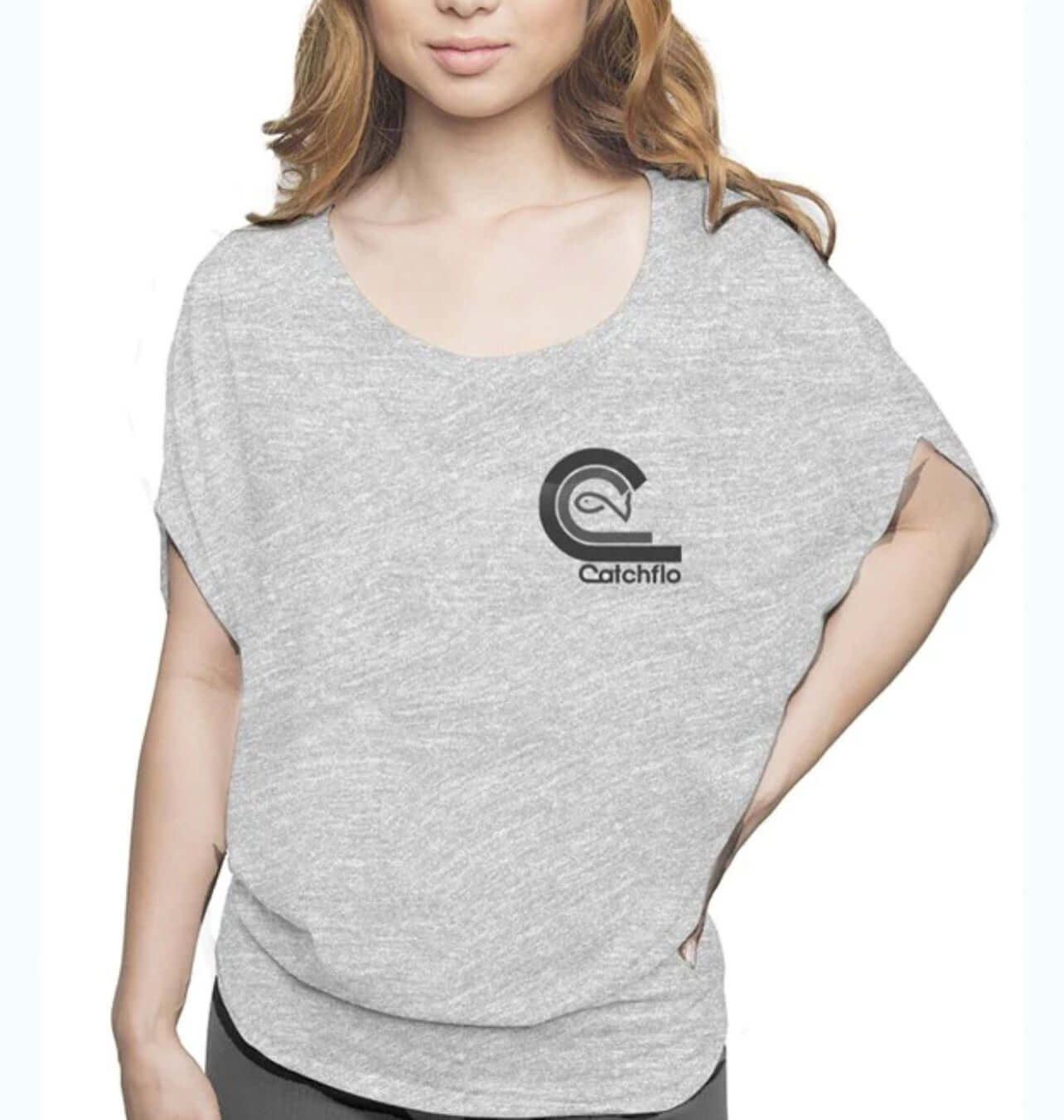 Flo C Womens Draped T-Shirt