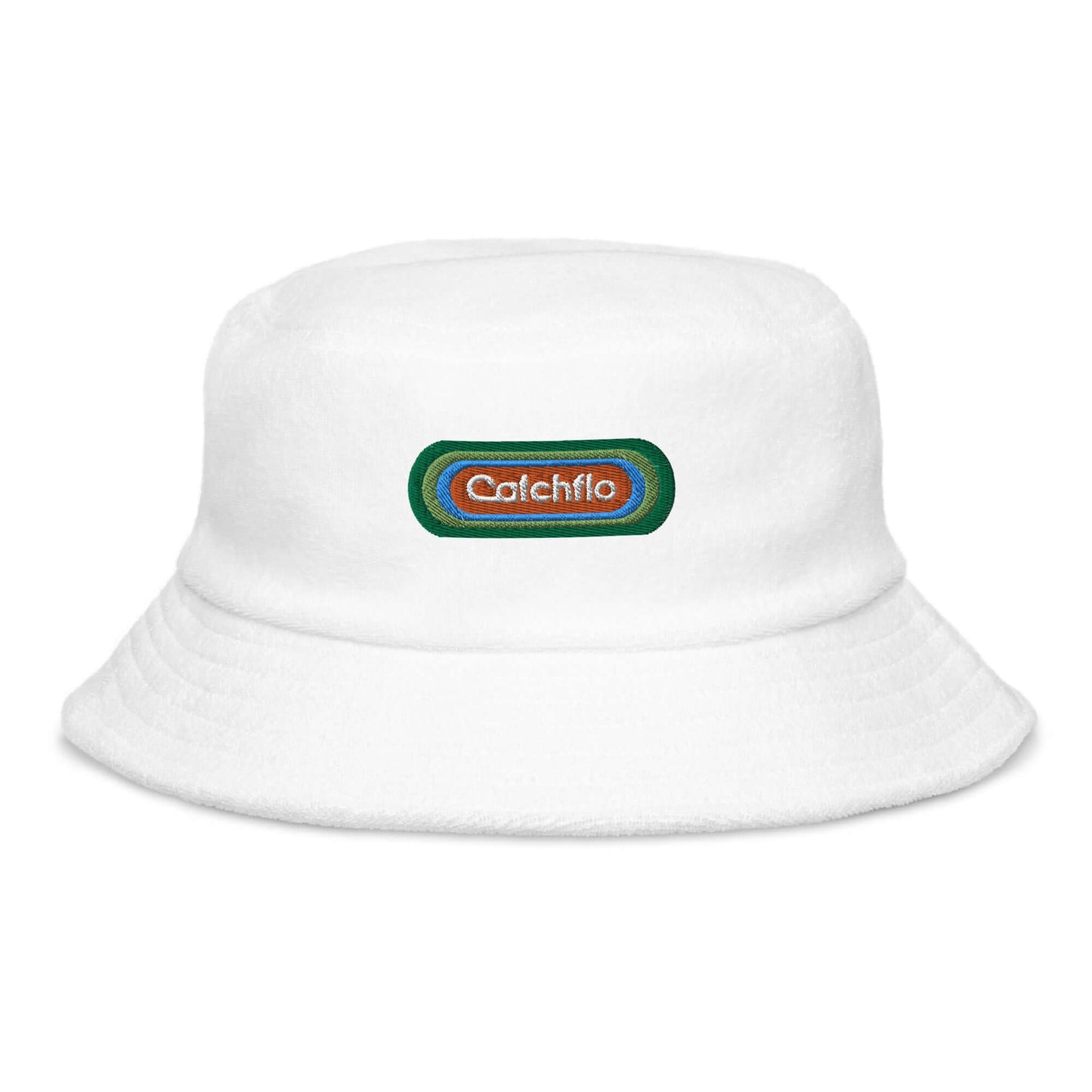 Flo Pulse Patch Terry Cloth Bucket Hat